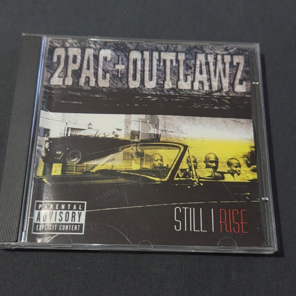 Vtg 1999 2Pac + Outlaws STILL I RISE CD RAP HIP HOP TUPAC